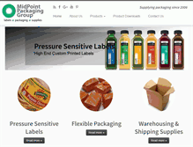 Tablet Screenshot of labelsbymidpoint.com